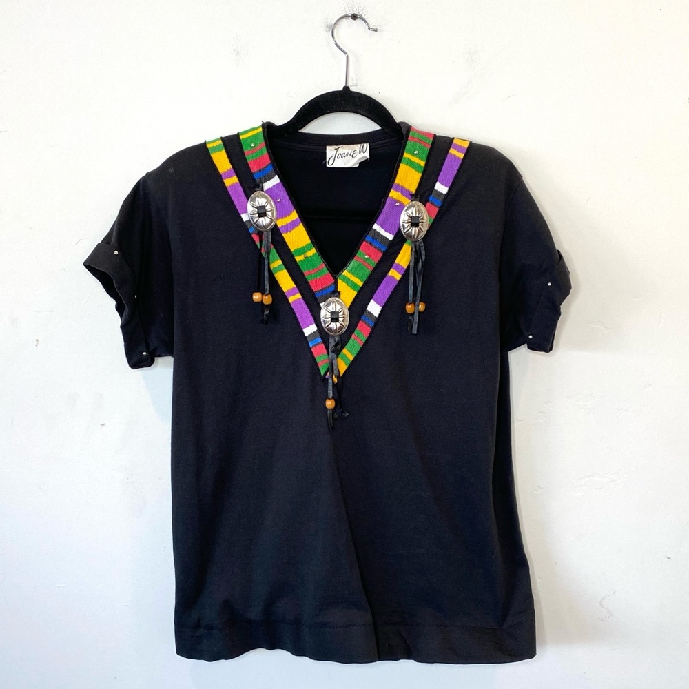 Joanie W Vintage Concho Studded Shirt